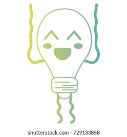 line kawaii cute happy bulb energy