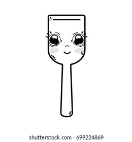 line kawaii cute happy kitchen utensil