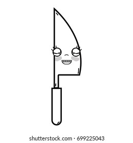 line kawaii cute happy kitchen utensil