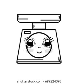 line kawaii cute happy weight machine