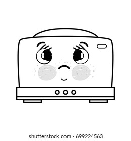 line kawaii cute tender toaster technology