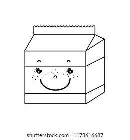 line kawaii happy milk box nutrition