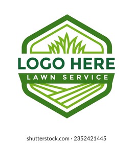 line lawn services logo designs