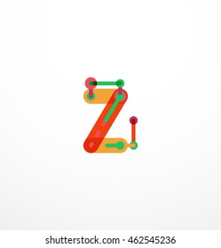 Diseño de letras de línea. Concepto de logotipo