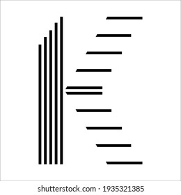 Lotipo de letra de línea K. Letra K Resumen diseño de icono del logotipo, símbolo listo signo de vector creativo.
