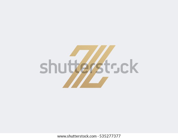 線の文字zのロゴデザインコンセプト クリエイティブモノクロモノグラムシンボル ユニバーサルベクター画像アイコン ビジネス財務のロゴの種類 のベクター画像 素材 ロイヤリティフリー