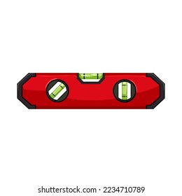 line level tool cartoon. line level tool sign. isolated symbol vector illustration