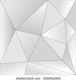 Line of light and grey polygon abstract background, vector eps10