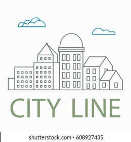 Line linear urban city landscape