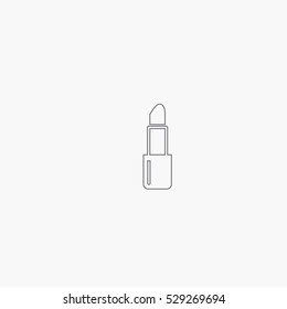 line lipstick icon