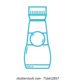 line liquid detergent in bottle design to clean