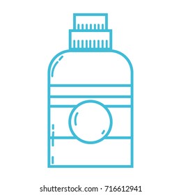 line liquid detergent in bottle design to clean