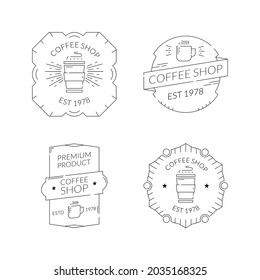 Line logo for coffee shop