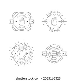 Line logo for coffee shop