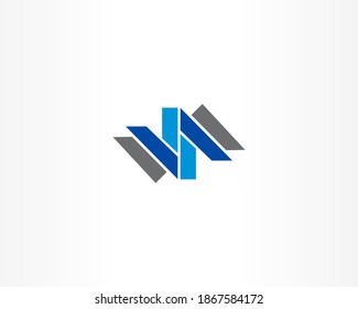 Line logo for company identity logo design template
