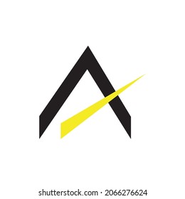 Ein Logo-Design der Linie. Minimales kreatives Monogramm-Monogramm-Symbol. Elegantes, universelles Vektordesign. Premium Business-Logo. Grafisches Alphabet-Symbol für Unternehmensidentität