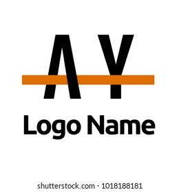 Line logo letter