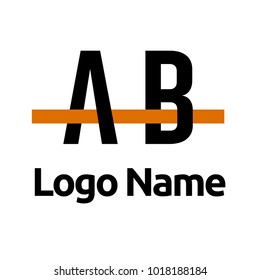 Line logo letter