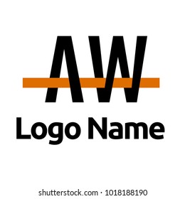 Line logo letter