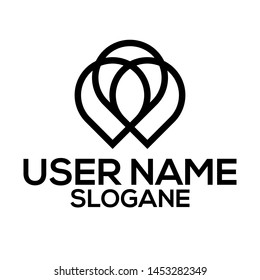 line logo vector black and white