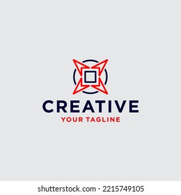 emblema de dibujo de ilustraciones vectoriales de línea