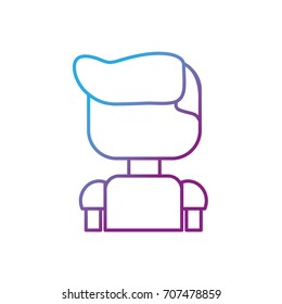 line man character to video game technology play