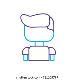 line man character to video game technology play