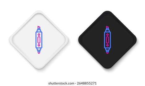 Line Marker pen icon isolated on white background. Colorful outline concept. Vector