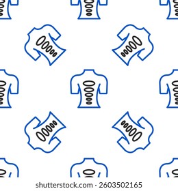 Line Massage stone therapy icon isolated seamless pattern on white background. Relaxing, leisure. Colorful outline concept. Vector