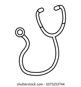 line medical stethoscope sign