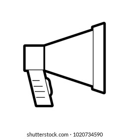 line megaphone object to speaker audio communication