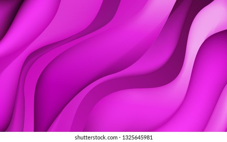 Line mesh abstract pink, violet and white background. pattern purple, liquid wave, wavy folds or elegant wallpaper design of vector decoration element.