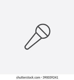 line microphone Icon