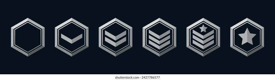 Line of military ranks. Rating system in the game