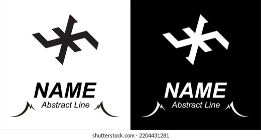 The line of the mines is abstract