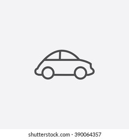 line mini car Icon