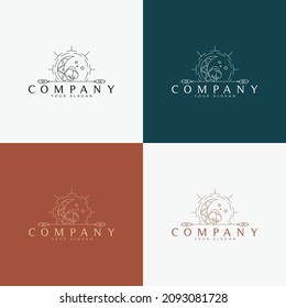 line are minimal multipurpose logo template with symbol