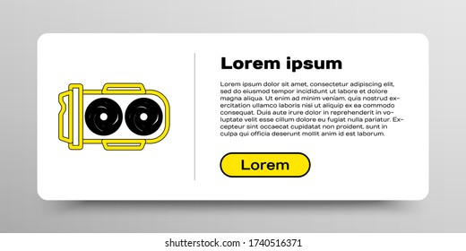 Line Mining farm icon isolated on white background. Cryptocurrency mining, blockchain technology, digital money market, cryptocoin wallet. Colorful outline concept. Vector