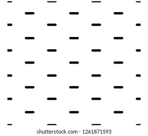 Line, minus sign or hyphen abstract seamless pattern