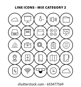 Line Mix Icons