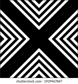 Line Motif Pattern. Contemporary Decoration for Interior, Exterior, Carpet, Textile, Garment, Cloth, Silk, Tile, Plastic, Paper, Wrapping, Wallpaper, and Any Backgorund. Vector Illustration 
