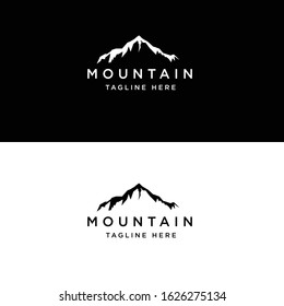 Line Mountain Adventure Logo Simple 