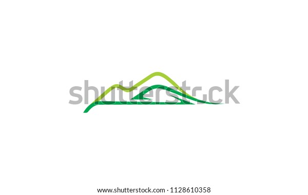 line mountain car logo
vector