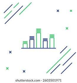 Line Music equalizer icon isolated on white background. Sound wave. Audio digital equalizer technology, console panel, pulse musical. Colorful outline concept. Vector
