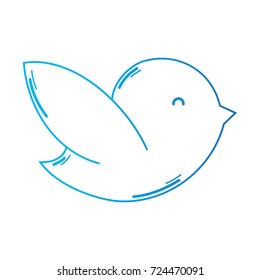 line natural bird dove animal with wing