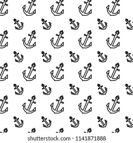 line nautical anchor symbol object background