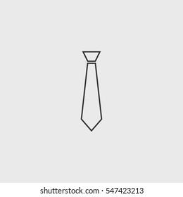 line necktie icon illustration isolated vector sign symbol