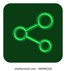 Line Neon Web Icon