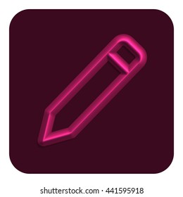 Line Neon Web Icon