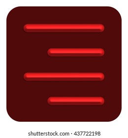 Line Neon Web Icon, Vector Illustration Design Symbol